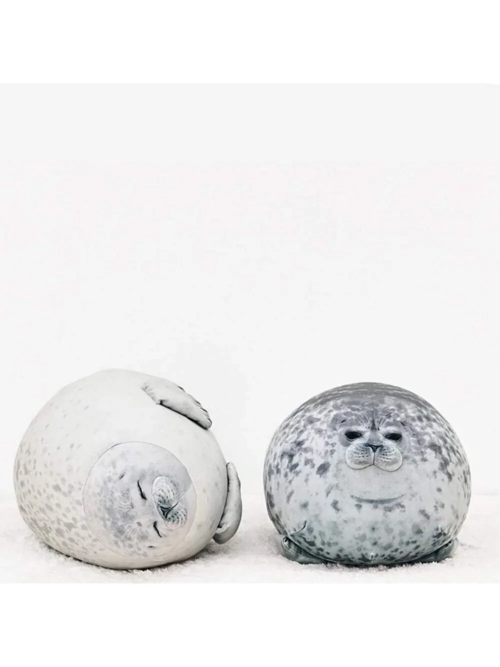Chubby Blob Seal Plush Pillow 13 Cute Ocean Animal Stuffed Cotton Toy